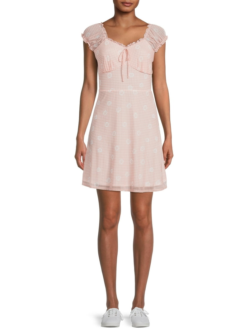 no boundaries mesh dress No Boundaries Junior's Mesh Dress