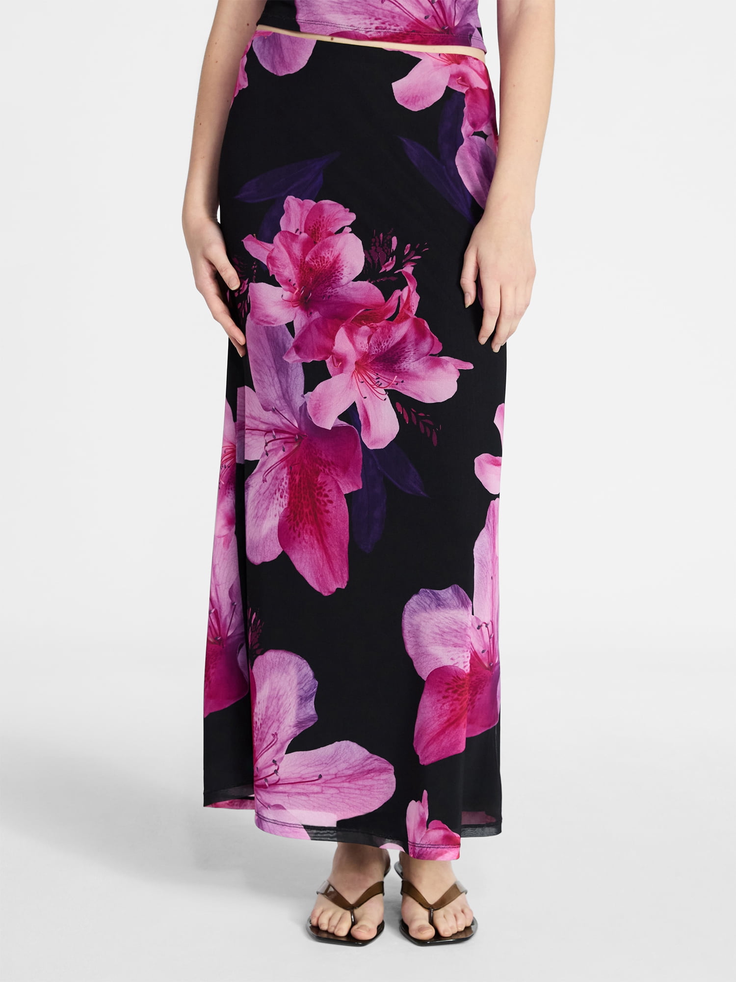 No Boundaries Mesh Maxi Skirt, Women's XXS-XXL - Walmart.com