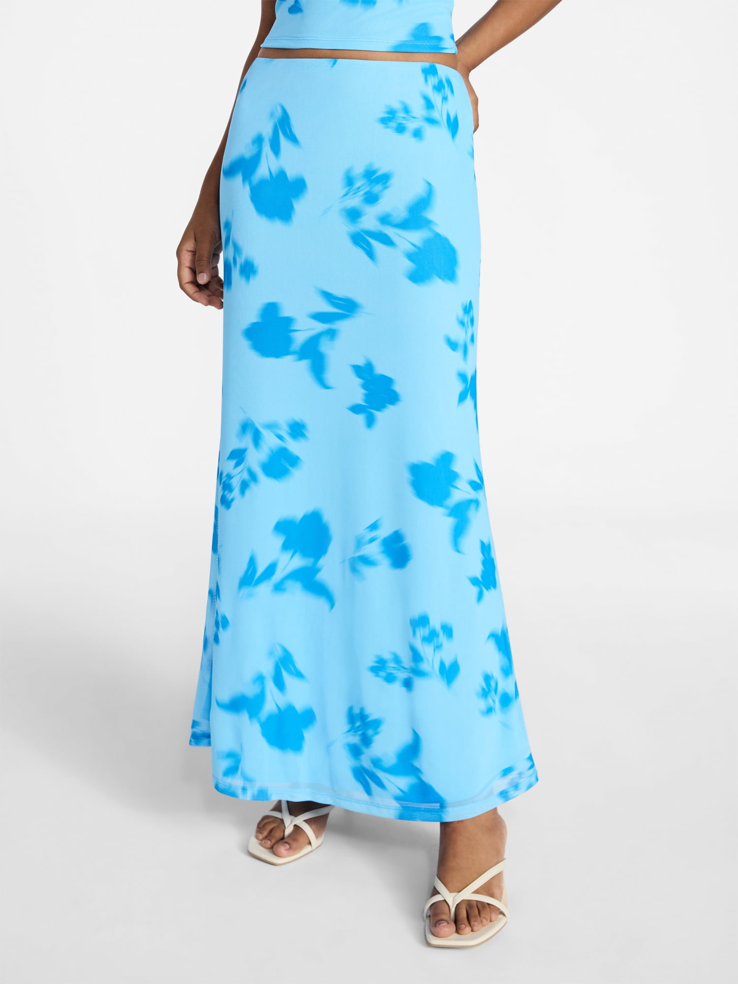 No Boundaries Mesh Maxi Skirt, Women's XXS-XXL
