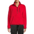 thumbnail image 1 of No Boundaries Junior's Plush Quarter Zip Pullover, 1 of 5