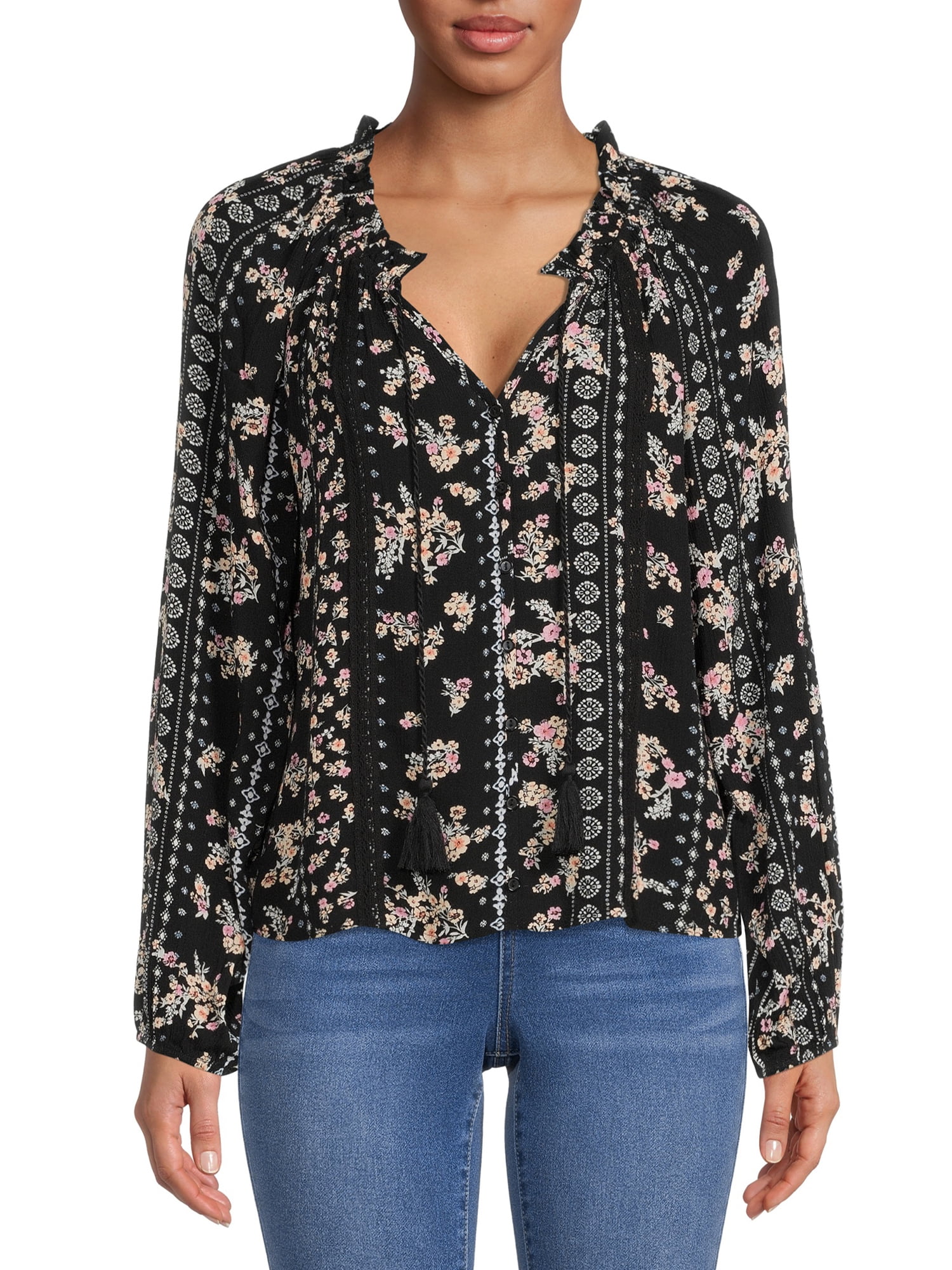 walmart peasant blouse