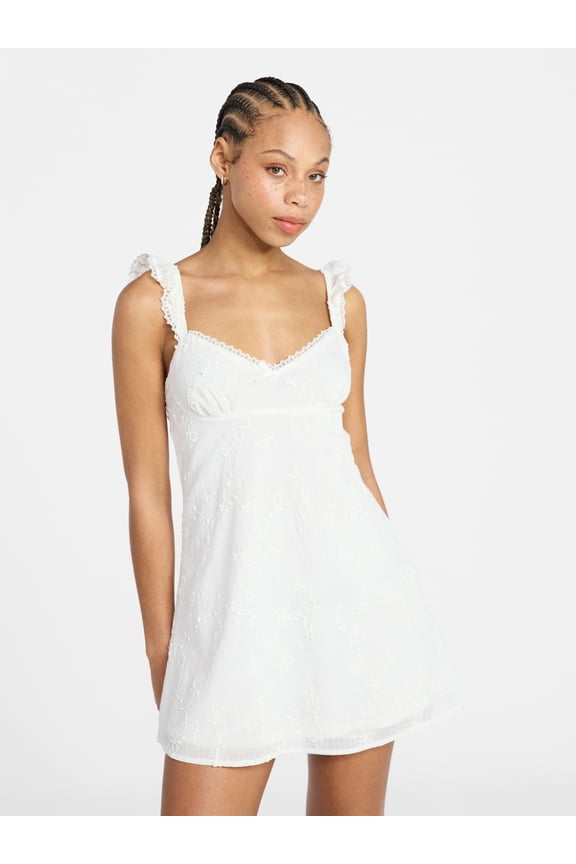 Ruffle Strap Mini Dress, Women's XXS-XXL