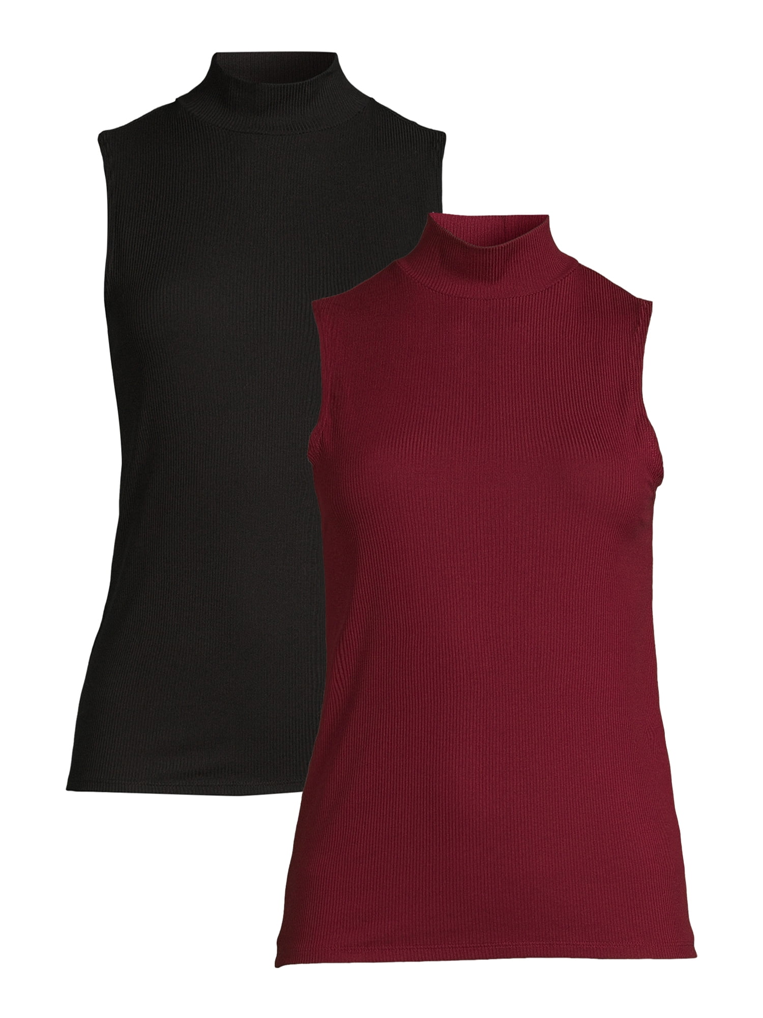 No Boundaries Junior s Sleeveless Mockneck Top 2 Pack Walmart no-boundaries-junior-s-sleeveless-mockneck-top-2-pack-walmart