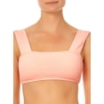thumbnail image 1 of No Boundaries Junior's Square Neck Bralette Bikini Swim Top, 1 of 4