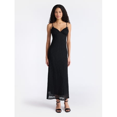 No Boundaries Triangle Top Maxi Dress, Women's Sizes XXS-XXL
