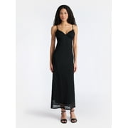 NO BOUNDARIES Triangle Top Maxi Dress, Women's