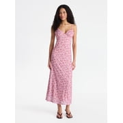 No Boundaries Triangle Top Maxi Dress, Women's