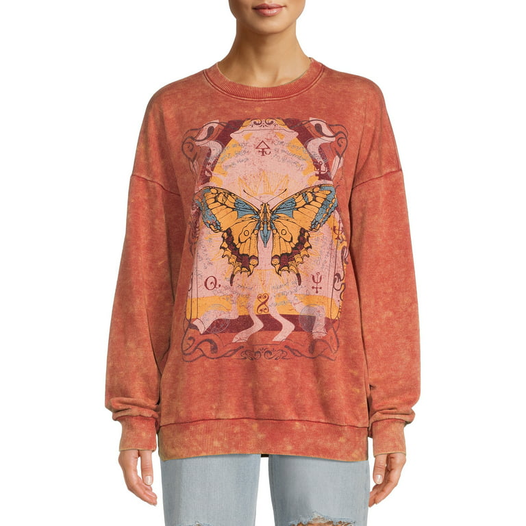 Louis Vuitton Butterflies Crewneck sweater black sz L