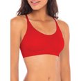 thumbnail image 1 of No Boundaries Junior's Wire-Free Bonded Racerback Bra, Sizes XS-XXXL, 1 of 2