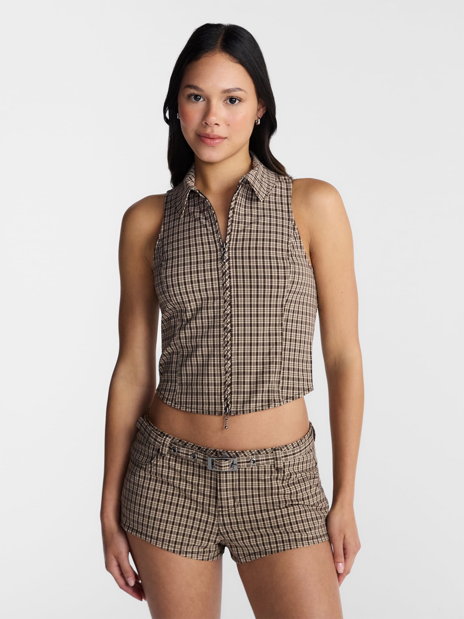 No Boundaries Zip Front Vest, Women’s XXS-XXL