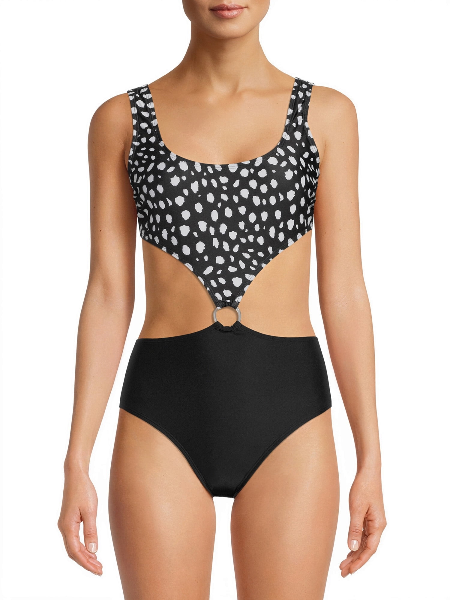 No Boundaries Junior's and Juniors Plus Monokini One-Piece Swimsuit