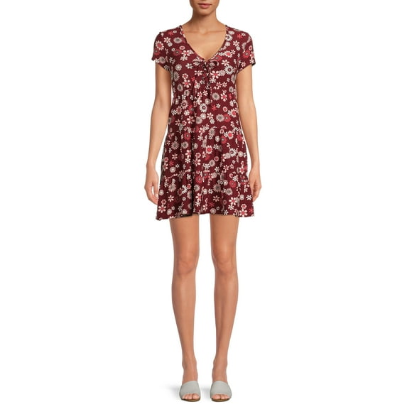 No Boundaries Juniors Babydoll Dress