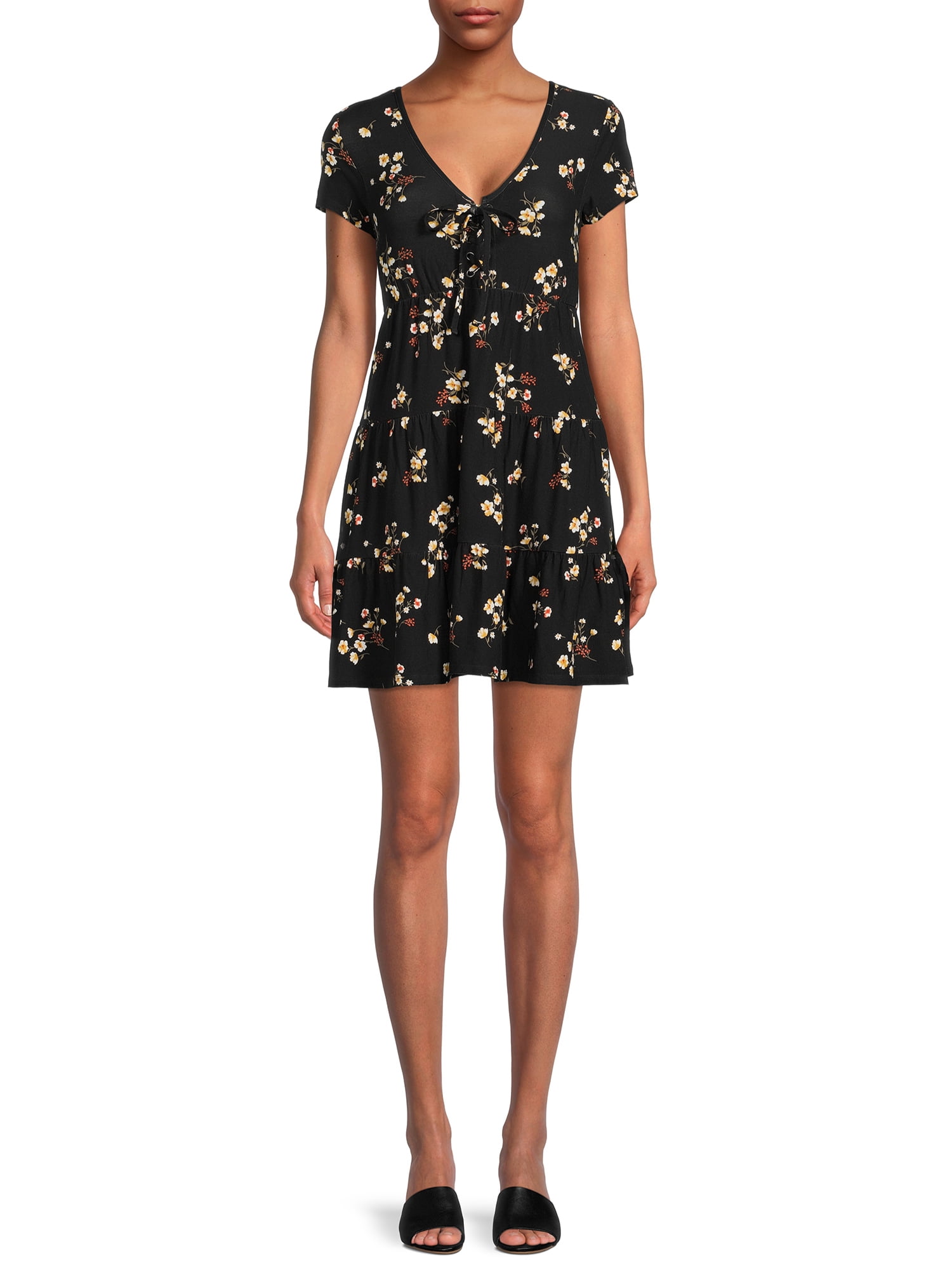 No Boundaries Juniors Babydoll Dress