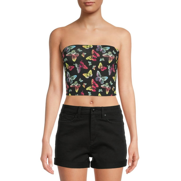 No Boundaries Juniors Bandeau Tube Top Walmart