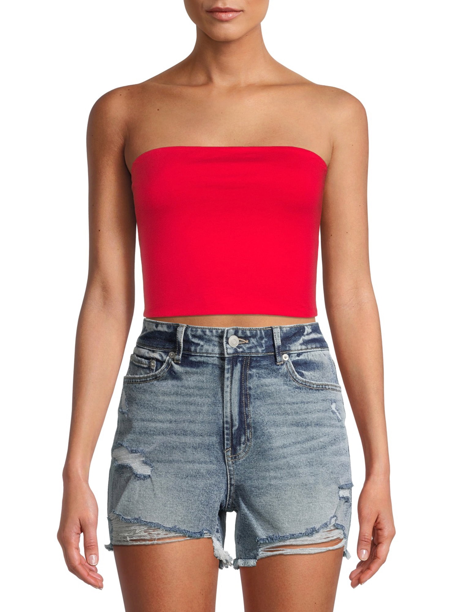 No boundaries strapless top deals