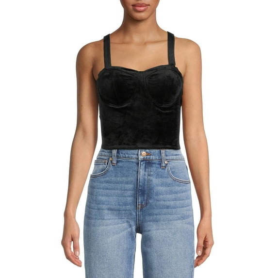 No Boundaries Juniors’ Bustier Top