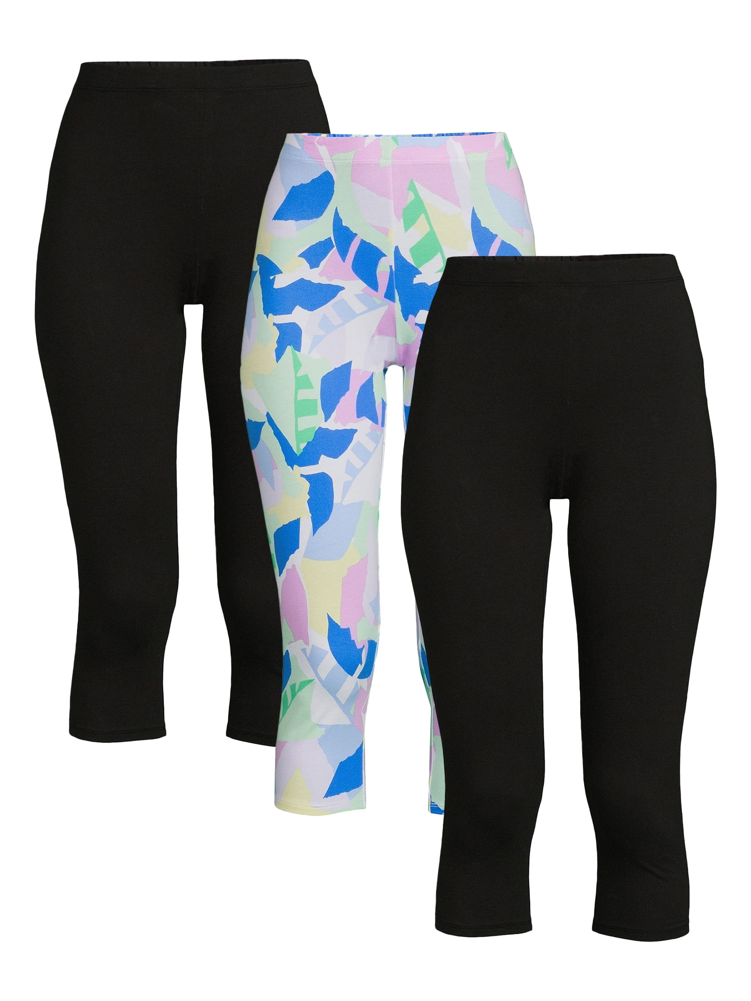 Legging Capri Noir Pour Juniors - Rue21 Avec Ceinture Imprimé Guépard Coloré - Taille S - Occasion