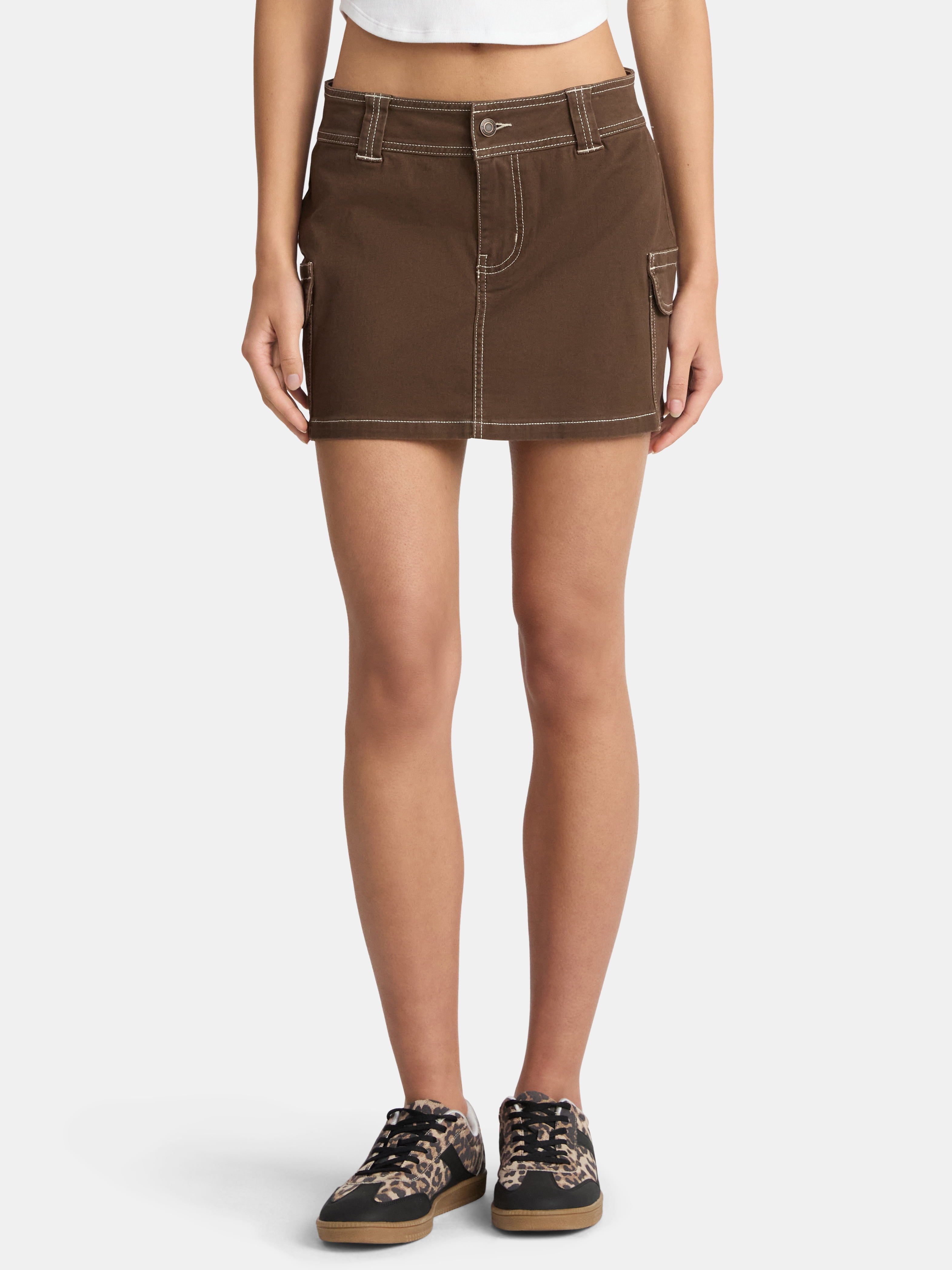 Cargo Mini Skirt, Women's
