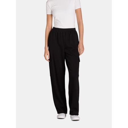 No Boundaries Fleece Wide Leg Cargo Pants, Women’s