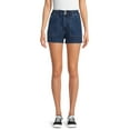 thumbnail image 1 of No Boundaries Juniors' Carpenter Elastic Waist Shorts, 1 of 5