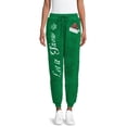 thumbnail image 1 of No Boundaries Juniors’ Christmas Faux Sherpa Joggers, 1 of 5