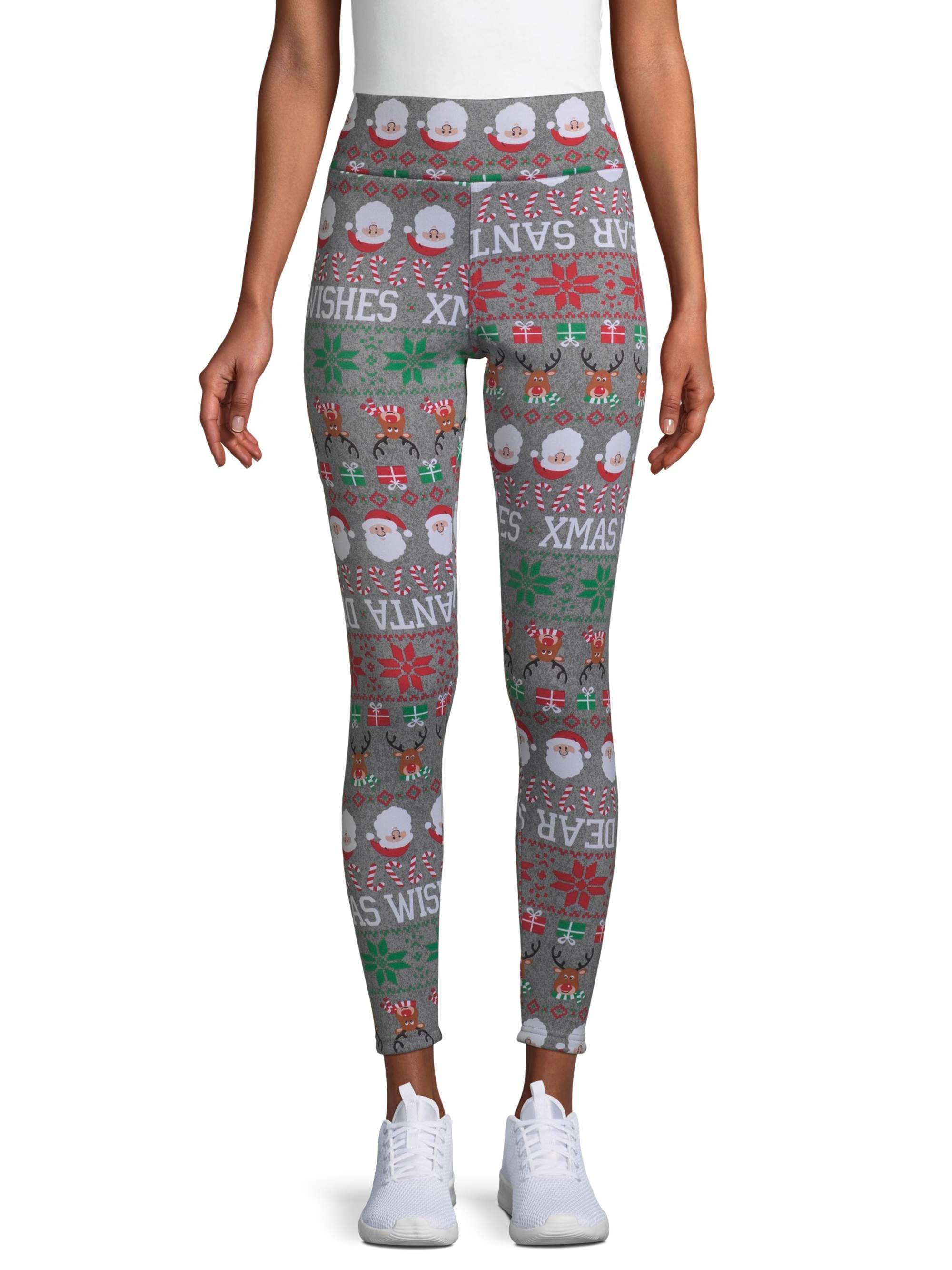 No Boundaries, Pants & Jumpsuits, No Boundaries Christmas Santa North  Pole Leggings Size Xl 517 Nwot