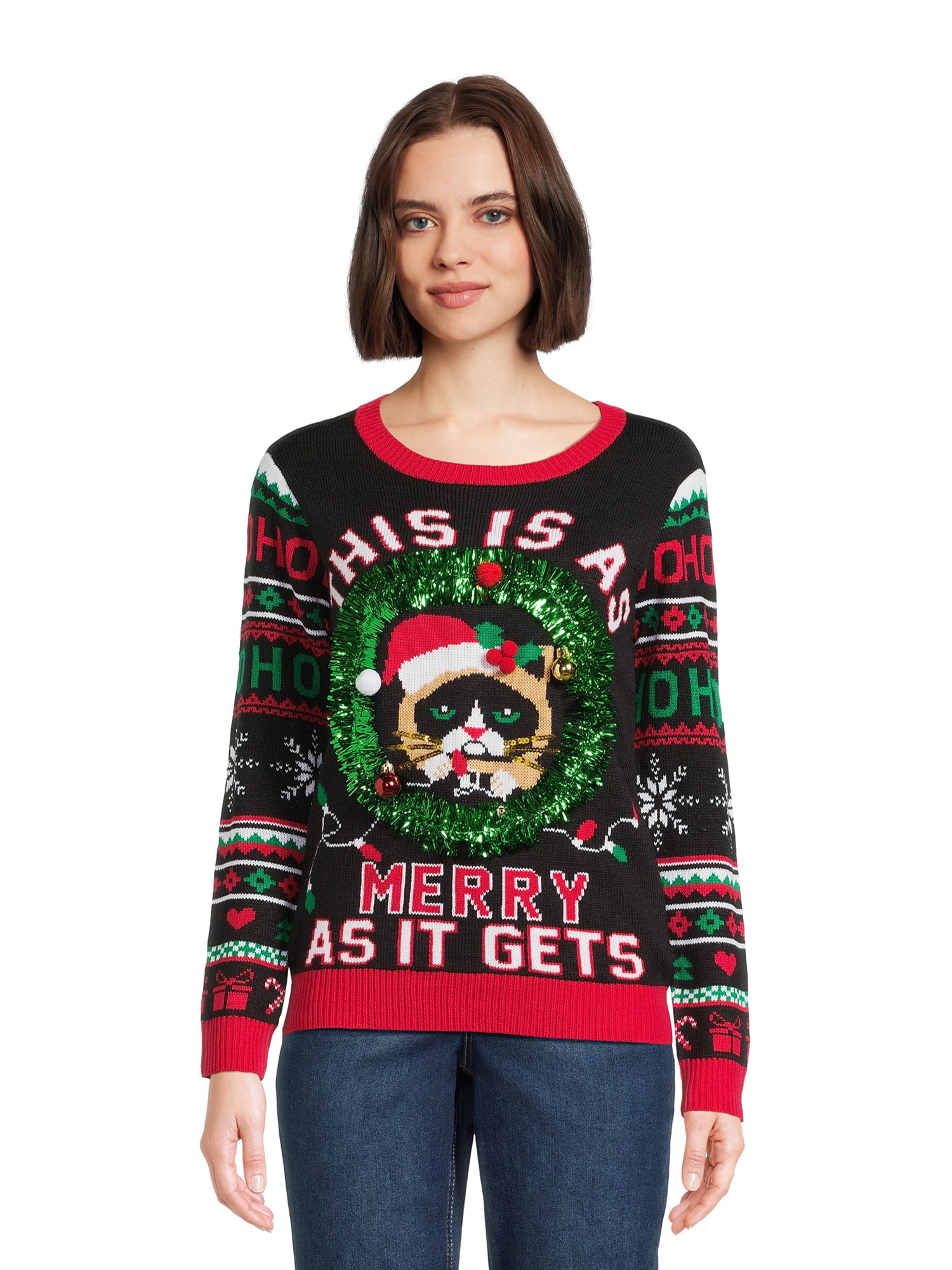 No Boundaries Christmas Sweater-Bust 36 main image 1