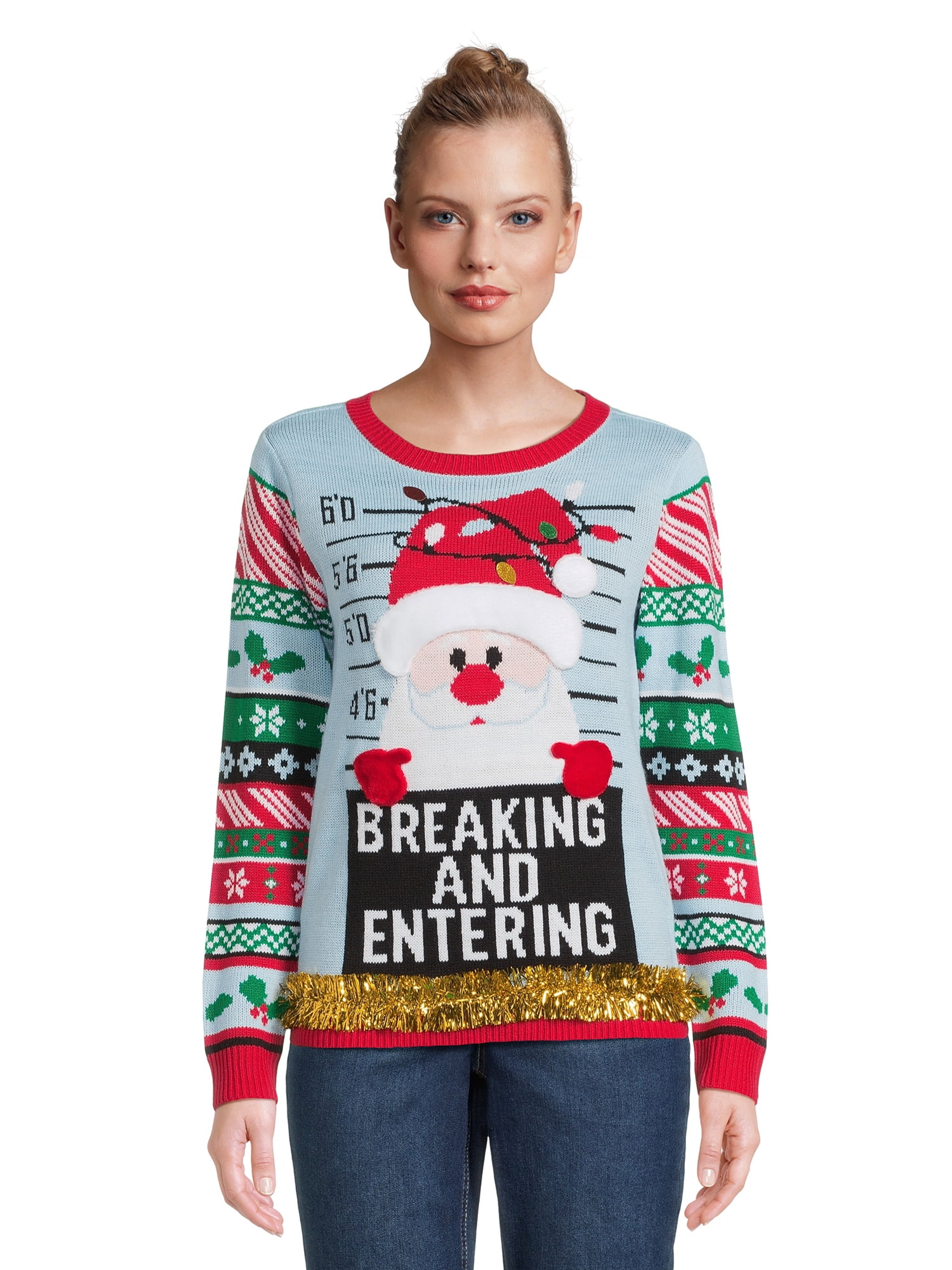 Christmas sweater womens walmart deals