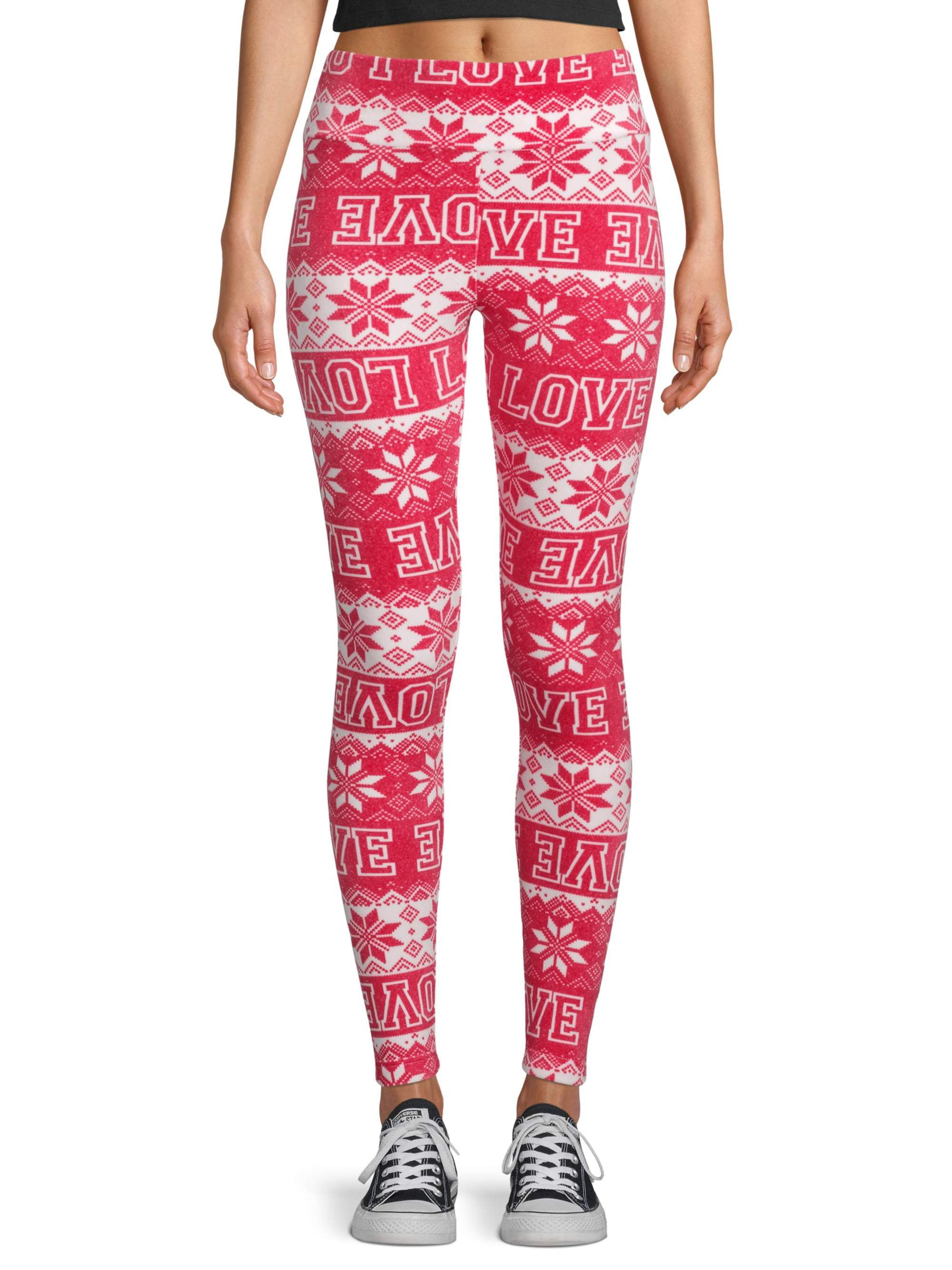 Enjoy the finest No Boundaries Juniors' Christmas Velour Leggings  featuring maximum comfort and style from #n…