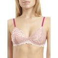 thumbnail image 1 of No Boundaries Juniors' Color Pop Triangle Lace Bralette, 1 of 5