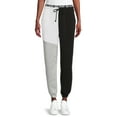 thumbnail image 1 of No Boundaries Juniors’ Colorblocked Jogger Pants, 1 of 5