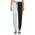 thumbnail image 1 of No Boundaries Juniors’ Colorblocked Jogger Pants, 1 of 6