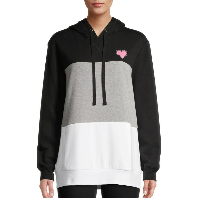 No Boundaries Juniors Colorblocked Pullover Hoodie Walmart