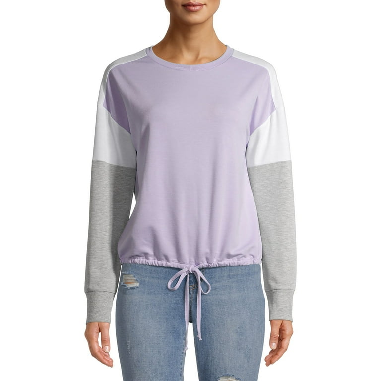 Front tie sweatshirt sales