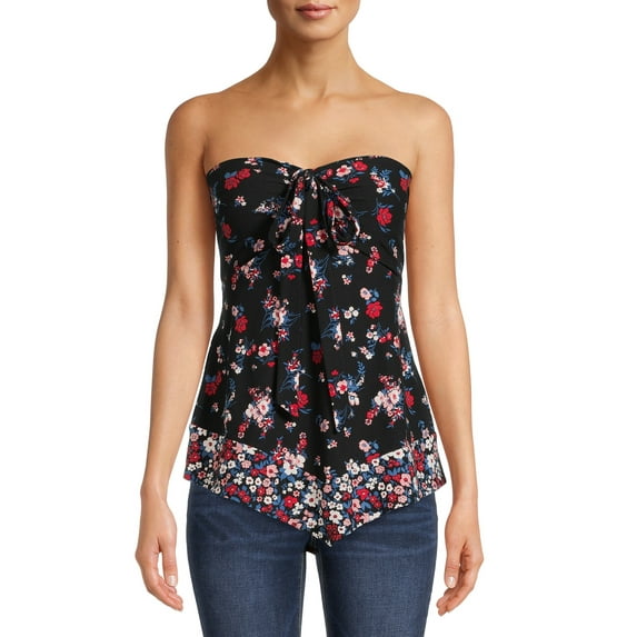 No Boundaries Juniors' Convertible Halter Top