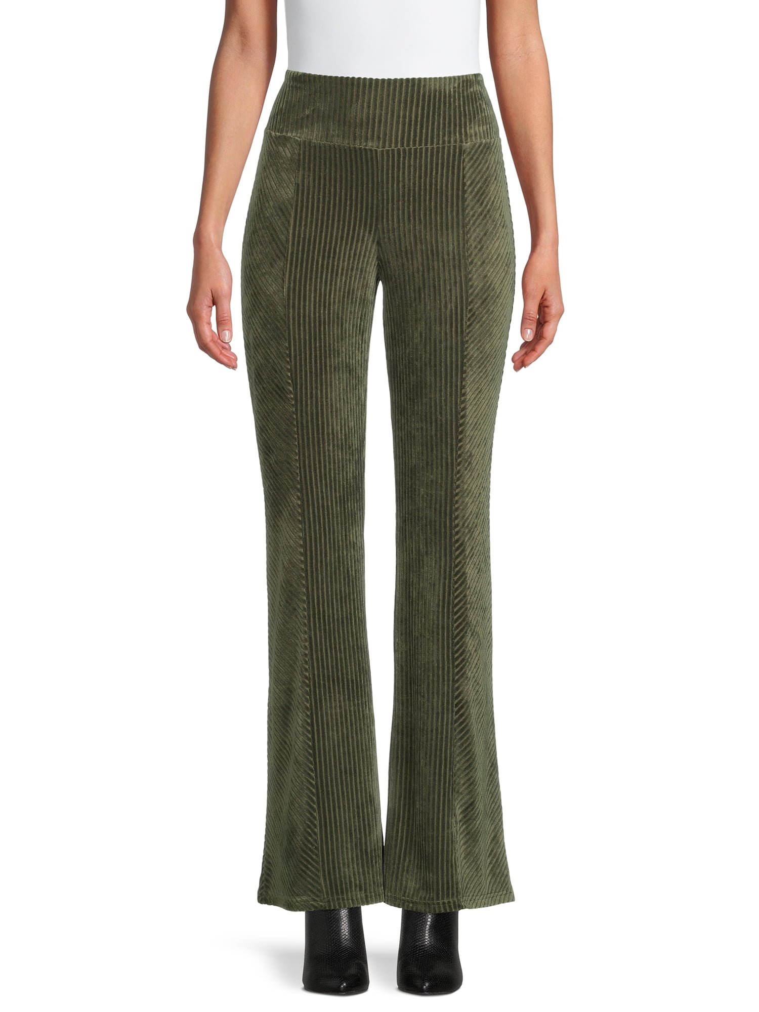 No Boundaries Corduroy Flare Pant - Wide Leg - Walmart.com