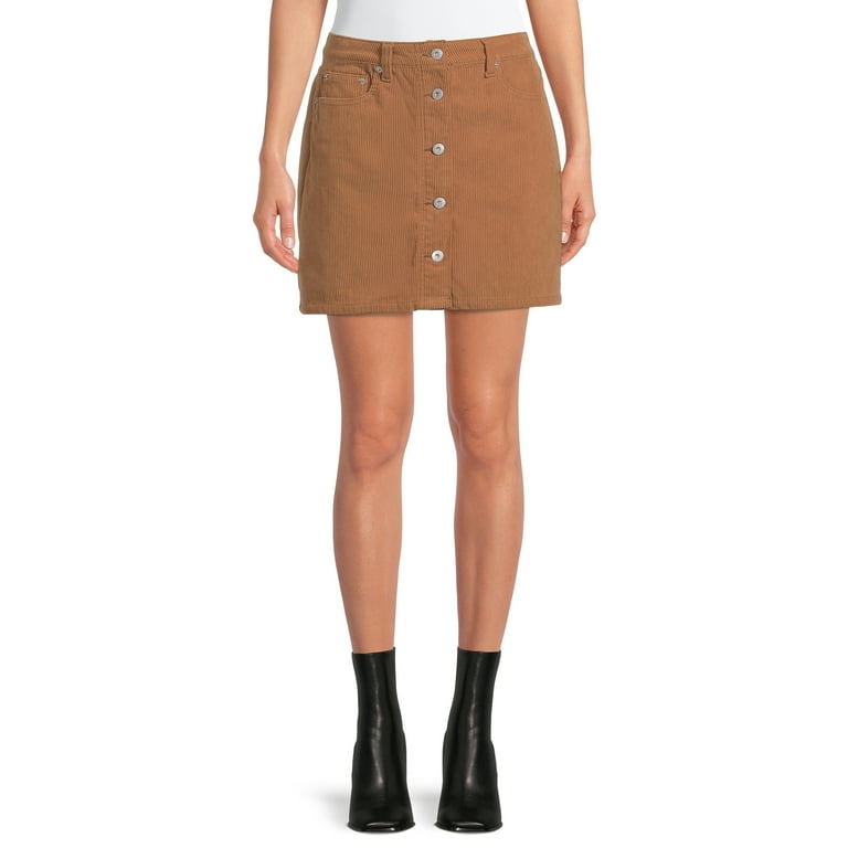 No Boundaries Juniors Corduroy Mini Skirt Walmart