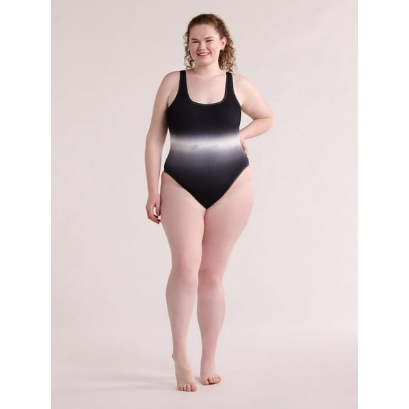 No Boundaries Juniors Crinkle One Piece Swimsuit, Sizes XS-XXL