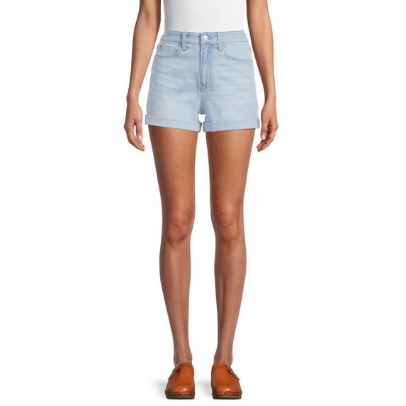 No Boundaries Juniors Curvy Mom Shorts