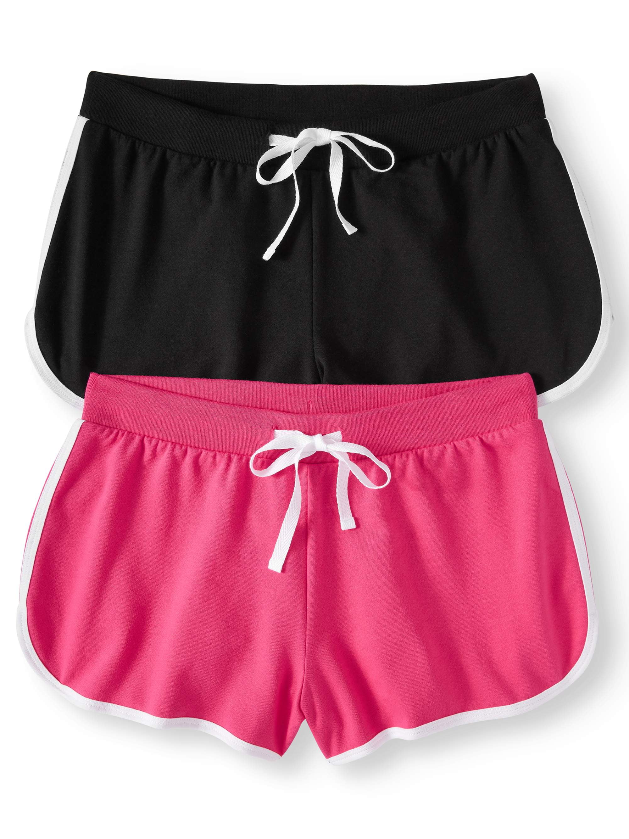 No Boundaries Juniors Dolphin Hem 2 Pack Shorts Walmart