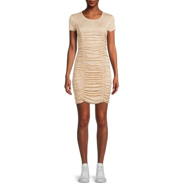 No Boundaries Juniors' Double Ruched Front Dress