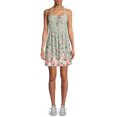 thumbnail image 1 of No Boundaries Juniors’ Empire Lace Back Dress, 1 of 5