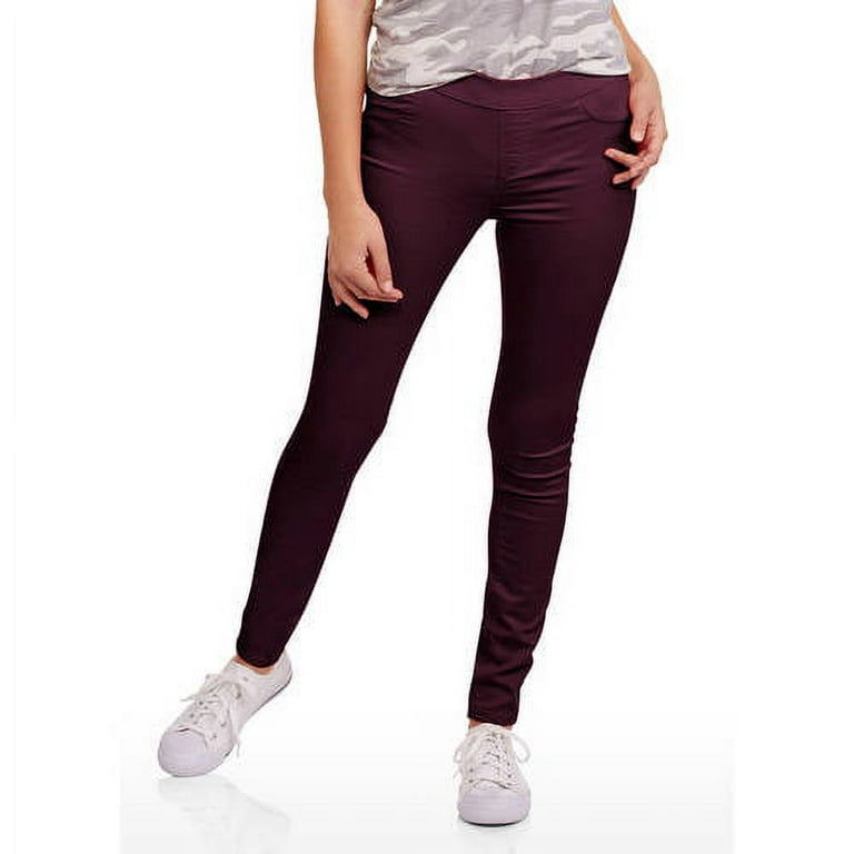 Colored pull on jeggings outlet