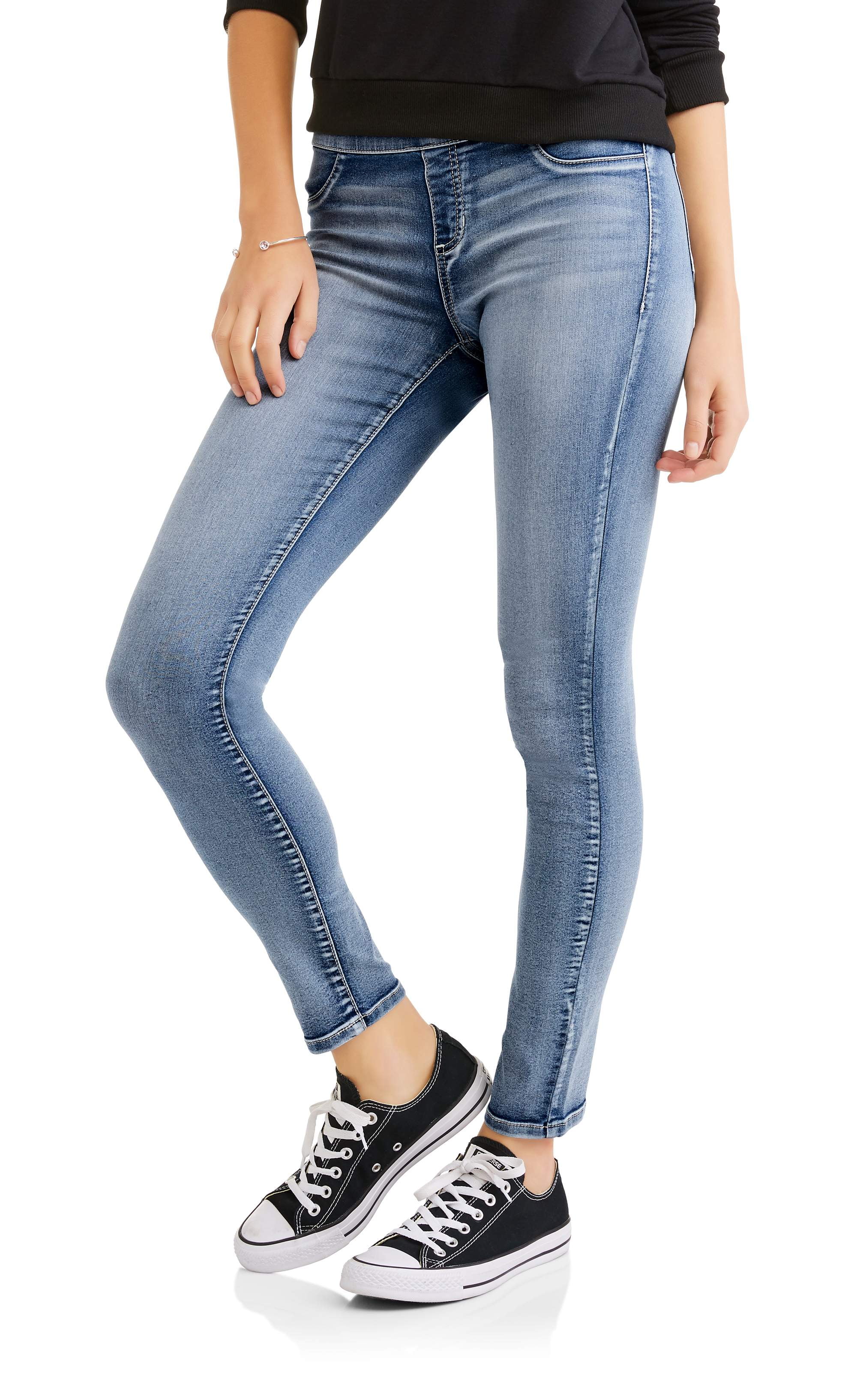 No Boundaries Juniors' Essential Pull-On Jeggings (Denim and Color Washes)  