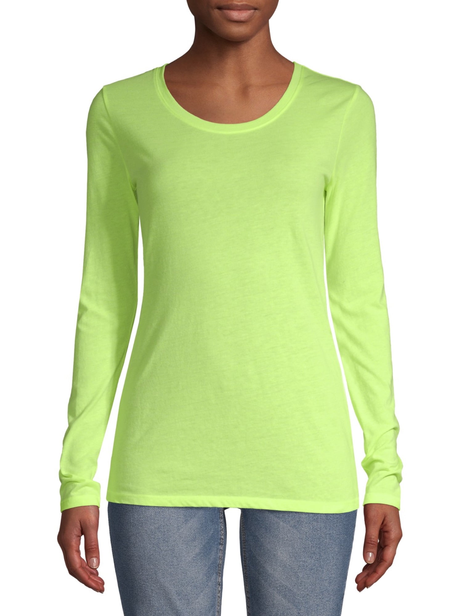 No Boundaries Juniors' Everyday Long-Sleeve T-Shirt No Boundaries Juniors' Everyday Long-Sleeve T-Shirt