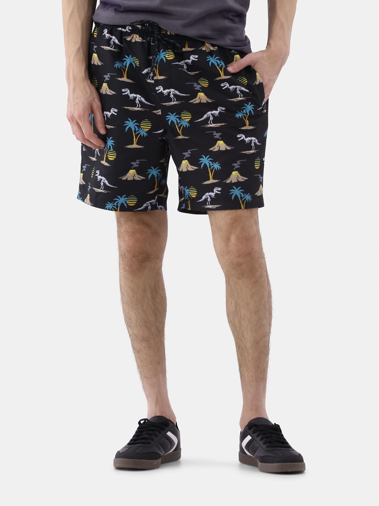 No Boundaries Men's & Big Men's Elastic Waist Swim Trunks, 7 No Boundaries Men's & Big Men's Elastic Waist Swim Trunks, 7