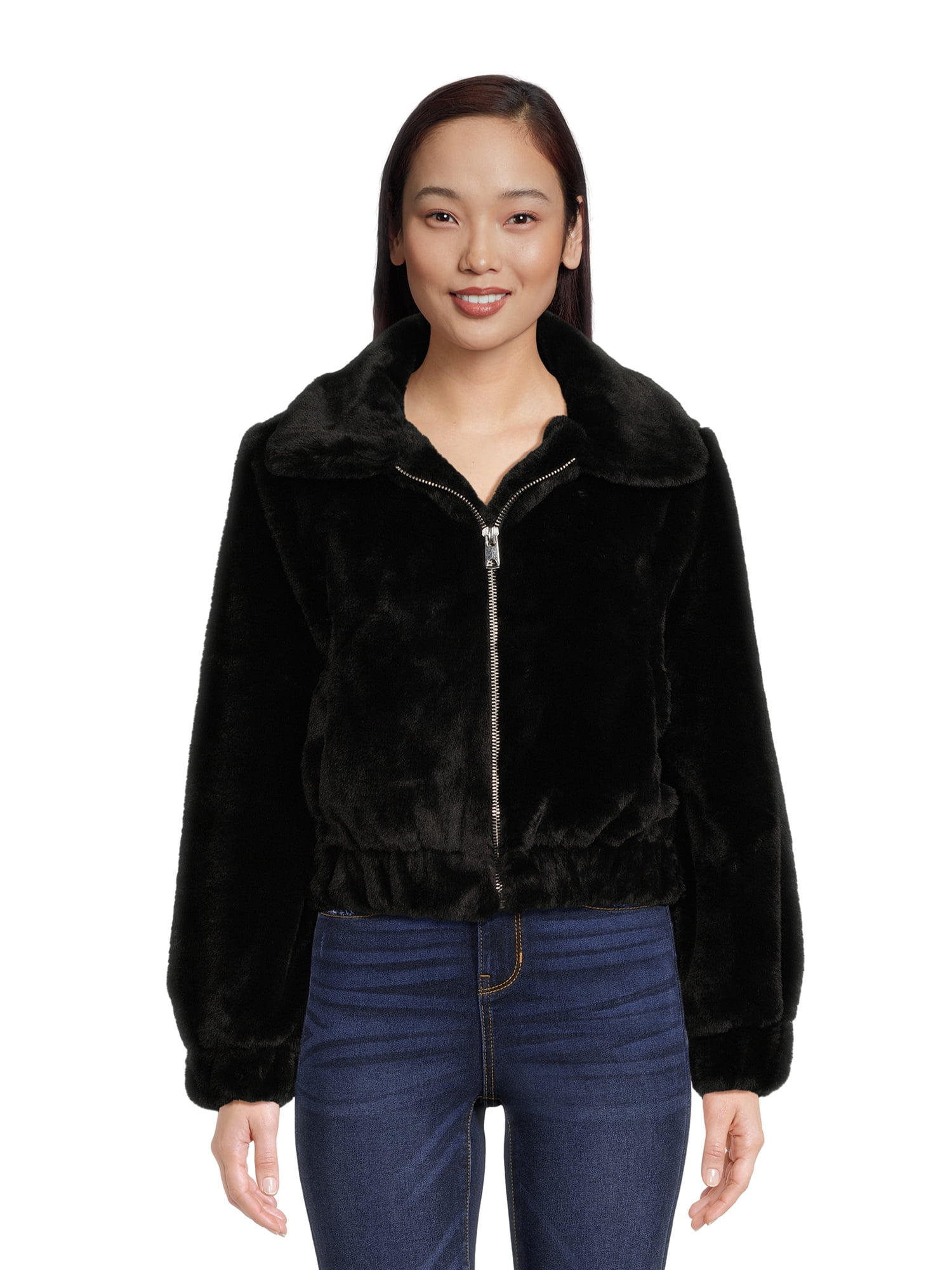 No boundaries top fuzzy jacket