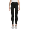 thumbnail image 1 of No Boundaries Juniors' Faux Fur Lined Leggings, 1 of 5