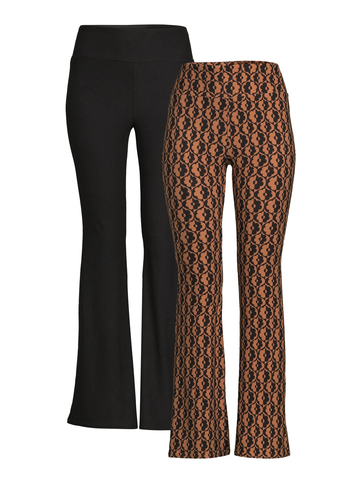 No Boundaries Juniors Flare Pants, 2Pack