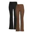 No Boundaries Juniors Flare Pants, 2Pack